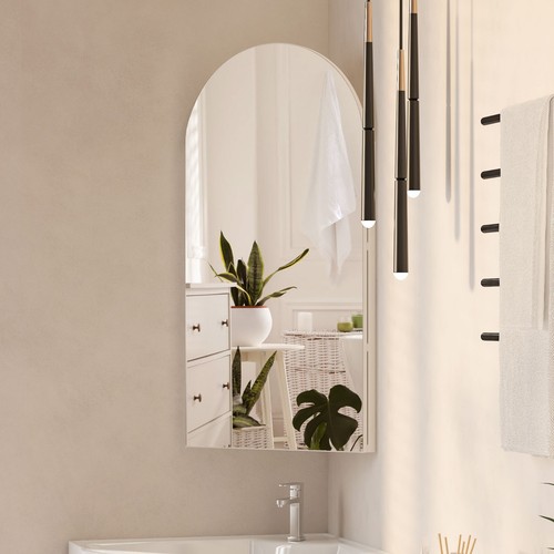 Corner bathroom mirror - corner,