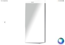 HOMCOM Bathroom Corner Wall