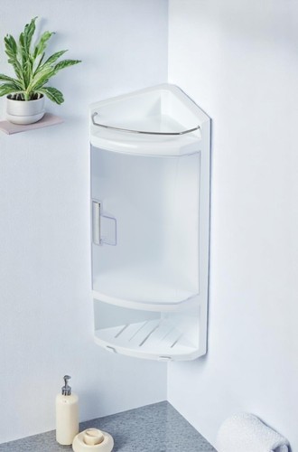 Bathroom wall corner plastic - wall,