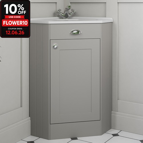 Corner bathroom vanity unit - corner,